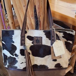 NWT STS Ranchwear Classic Cowhide Tote